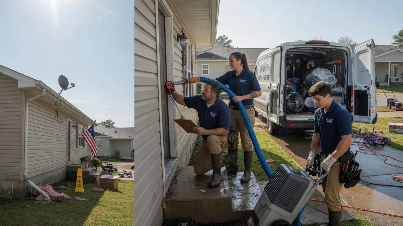 Ceiling Water Damage Restoration in Fredericksburg, VA near me